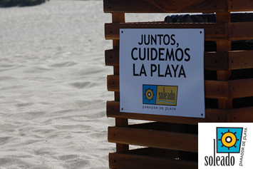 Juntos ciudamos la playa Soleado Balneario mar de las pampas